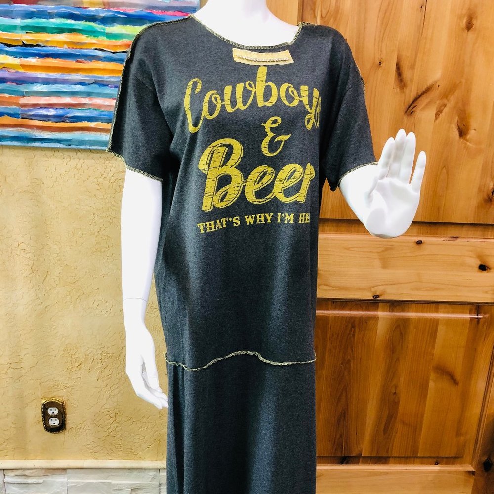 Large Tee Shirt Dress $40